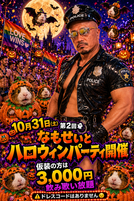 ゲイバー ゲイイベント ゲイクラブイベント ハロウィンパーティ2026