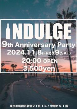 ゲイバー ゲイイベント ゲイクラブイベント INDULGE 9th Anniversary party