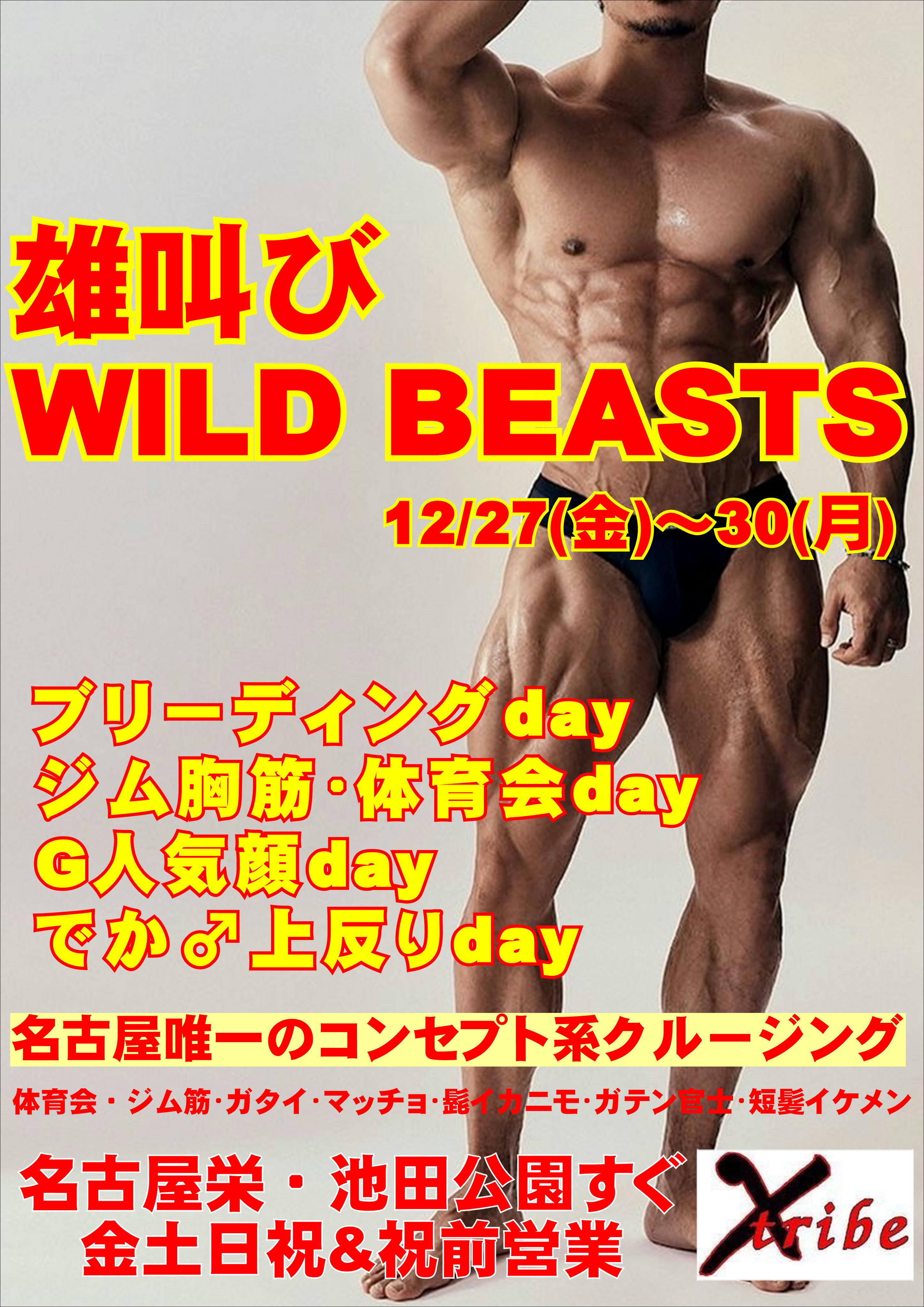 雄叫び WILD BEASTS 4days