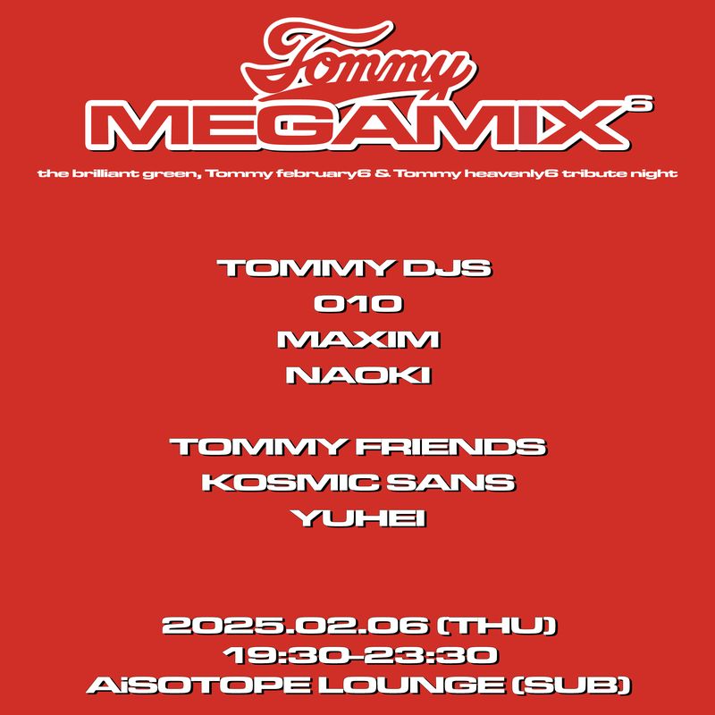 Tommy megamix⁶